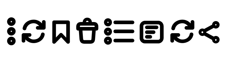 Aristotelica Icons DemiBold  Free Fonts Download