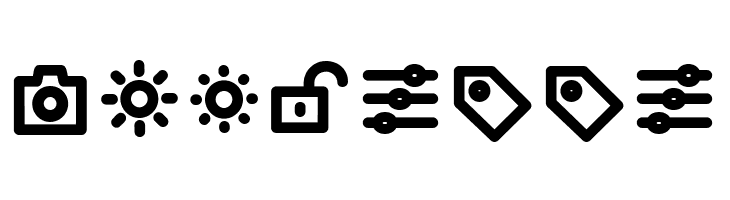 Aristotelica Icons DemiBold  Free Fonts Download