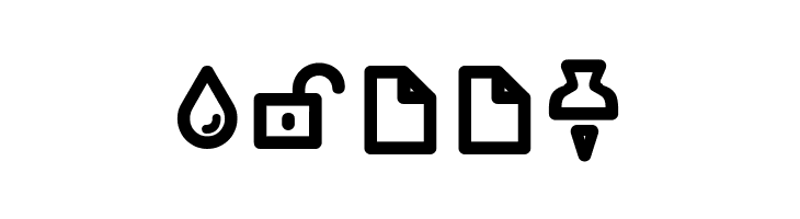 Aristotelica Icons DemiBold  Free Fonts Download