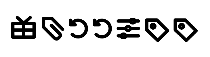 Aristotelica Icons DemiBold  Free Fonts Download