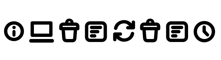 Aristotelica Icons DemiBold  Free Fonts Download