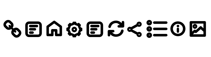 Aristotelica Icons DemiBold  Free Fonts Download