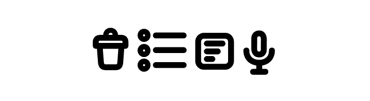 Aristotelica Icons DemiBold  Free Fonts Download