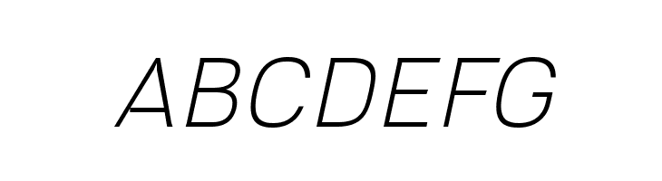 Altair Thin Italic  Free Fonts Download