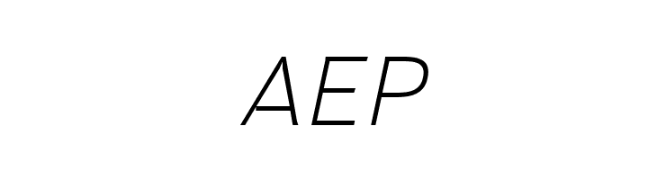 Altair Thin Italic  Free Fonts Download