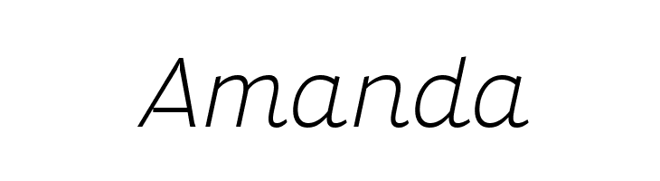 Altair Thin Italic  Free Fonts Download