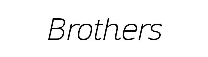 Altair Thin Italic  Free Fonts Download