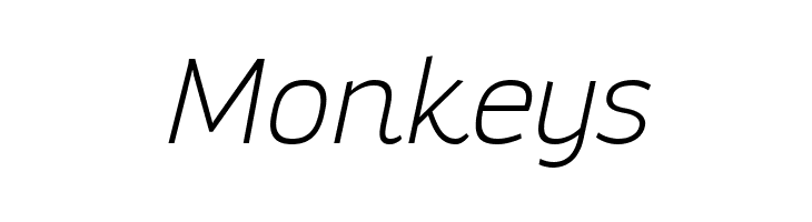 Altair Thin Italic  Free Fonts Download