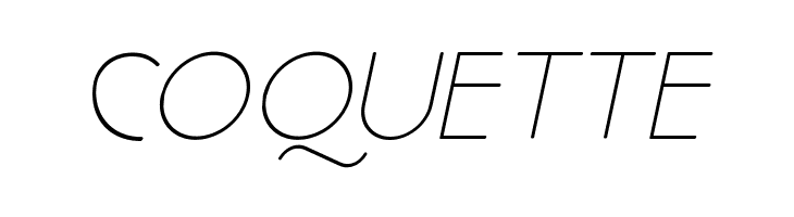 Cocotte Alternate UltLt Ita  Free Fonts Download