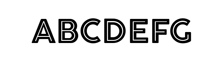 Cocogoose Pro Inline  Free Fonts Download