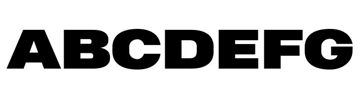 Heading Pro Wide Trial Black  Free Fonts Download