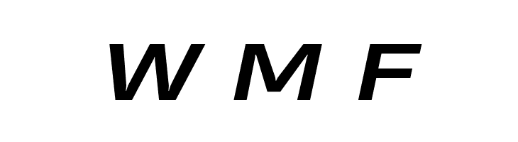 Heading Pro Wide Trial Bold Italic  Free Fonts Download