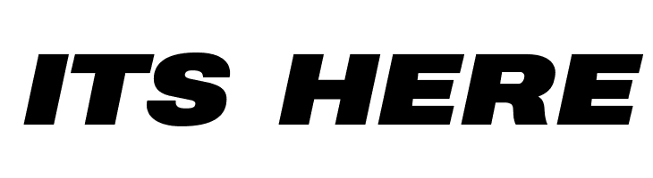 Heading Pro Wide Trial Black Italic  Free Fonts Download