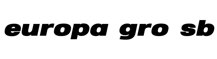 Heading Pro Wide Trial Black Italic  Free Fonts Download