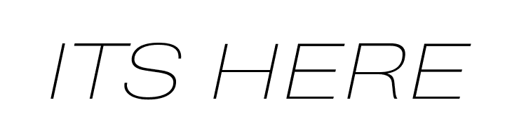 Heading Pro Wide Trial Thin Italic  Free Fonts Download