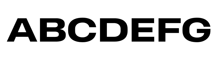 Heading Pro Wide Trial ExtraBold  Free Fonts Download