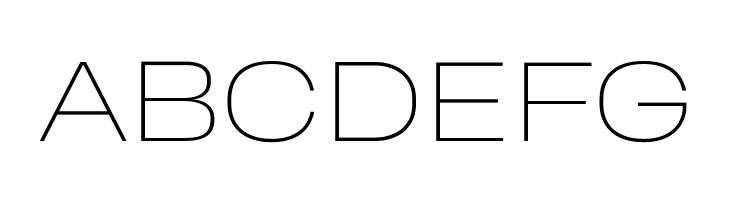 Heading Pro Wide Trial Thin  Free Fonts Download