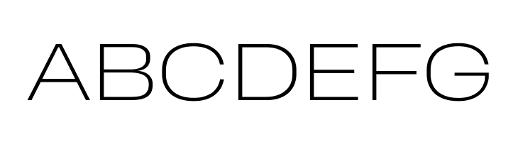 Heading Pro Wide Trial ExtraLight  Free Fonts Download