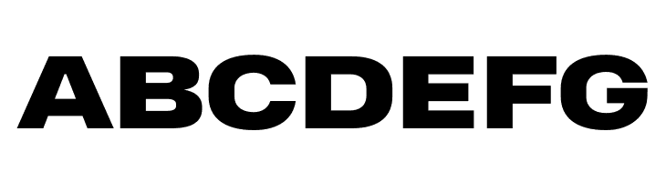 Heading Pro Wide Trial Heavy  Free Fonts Download