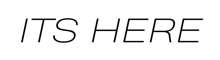 Heading Pro Wide Trial ExtraLight Italic  Free Fonts Download