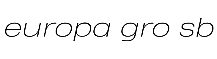 Heading Pro Wide Trial ExtraLight Italic  Free Fonts Download
