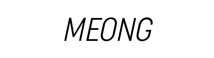 Cocogoose Condensed Trial UltraLight Italic  Free Fonts Download