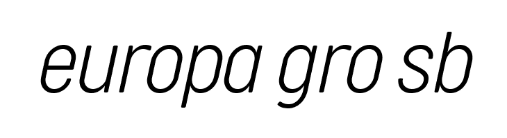Cocogoose Condensed Trial UltraLight Italic  Free Fonts Download