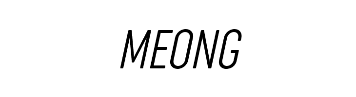 Cocogoose Compressed Trial UltraLight Italic  Free Fonts Download