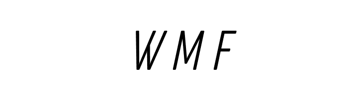 Cocogoose Compressed Trial UltraLight Italic  Free Fonts Download