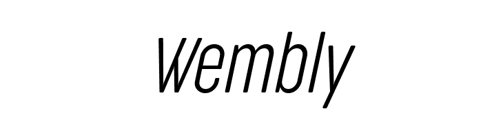 Cocogoose Compressed Trial UltraLight Italic  Free Fonts Download