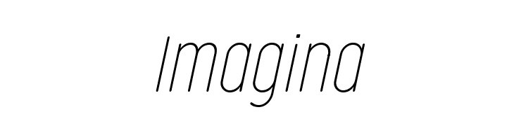 Cocogoose Compressed Trial Thin Italic  Free Fonts Download