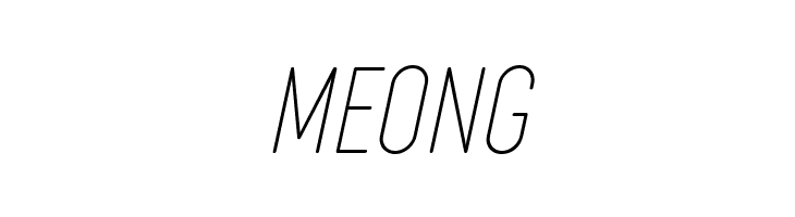 Cocogoose Compressed Trial Thin Italic  Free Fonts Download