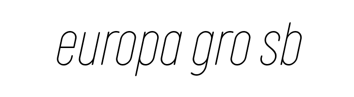 Cocogoose Compressed Trial Thin Italic  Free Fonts Download