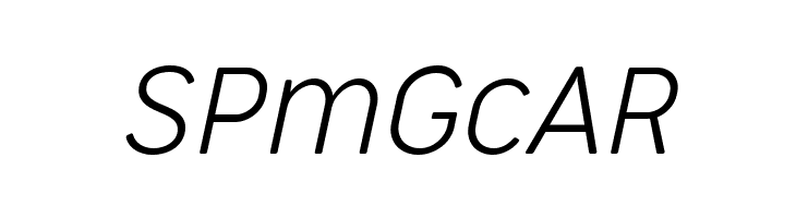Cocogoose Narrow Trial UltraLight Italic  Free Fonts Download