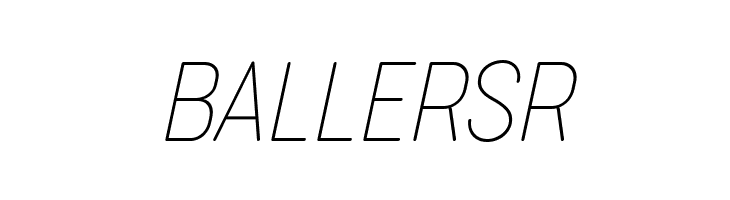 Cocogoose Condensed Trial Thin Italic  Free Fonts Download