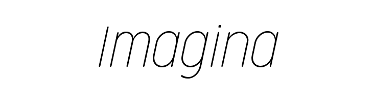 Cocogoose Condensed Trial Thin Italic  Free Fonts Download