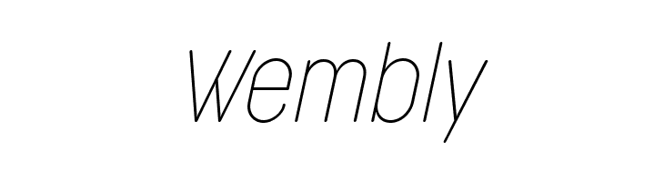 Cocogoose Condensed Trial Thin Italic  Free Fonts Download