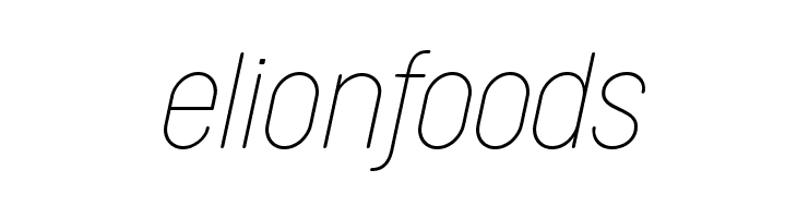 Cocogoose Condensed Trial Thin Italic  Free Fonts Download
