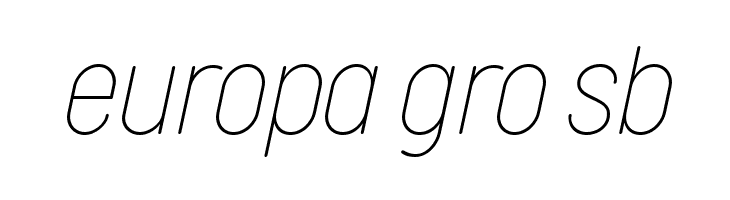 Cocogoose Condensed Trial Thin Italic  Free Fonts Download