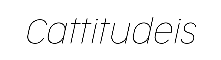 Cocogoose Narrow Trial Thin Italic  Free Fonts Download