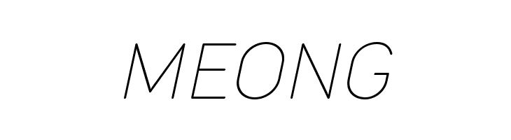 Cocogoose Narrow Trial Thin Italic  Free Fonts Download