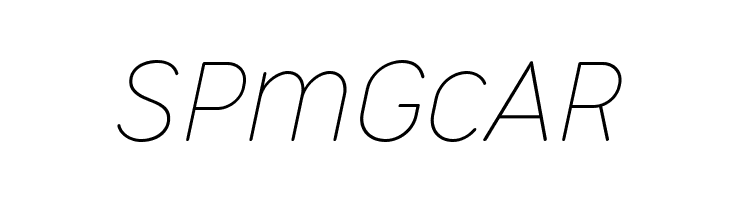 Cocogoose Narrow Trial Thin Italic  Free Fonts Download