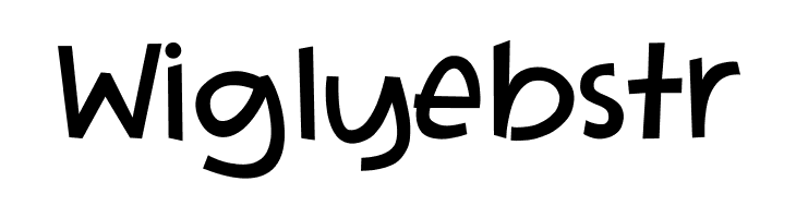 Wiglyebstr Adikku Pandai Menari Font