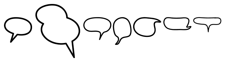 Alin Speech Bubbles 2  Free Fonts Download