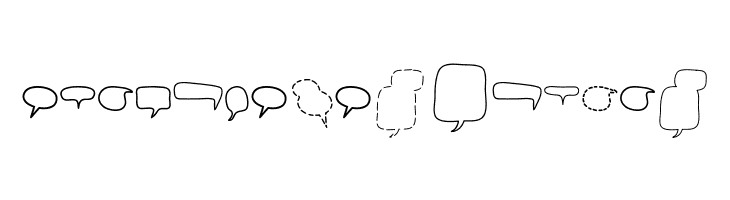 Alin Speech Bubbles 2  Free Fonts Download