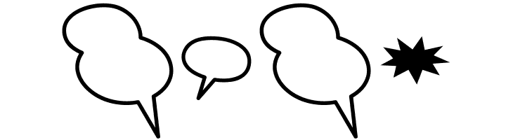 Alin Speech Bubbles 2  Free Fonts Download