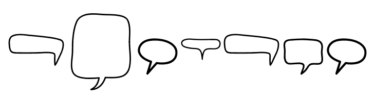Alin Speech Bubbles 2  Free Fonts Download
