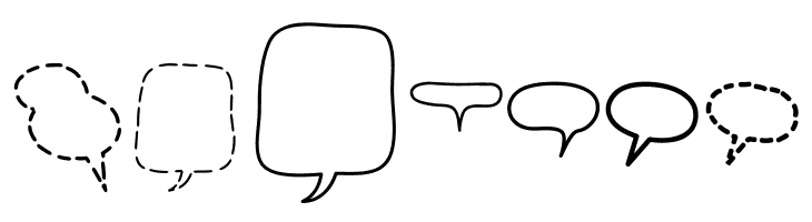 Alin Speech Bubbles 2  Free Fonts Download