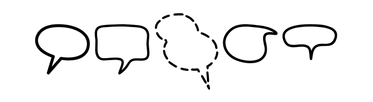 Alin Speech Bubbles 2  Free Fonts Download