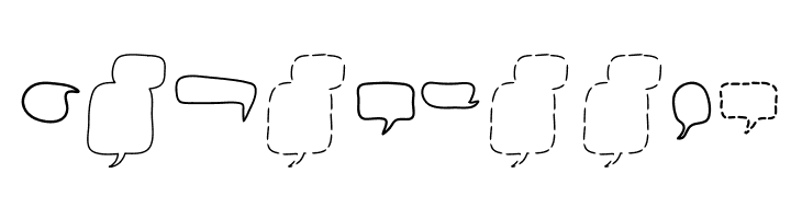 Alin Speech Bubbles 2  Free Fonts Download